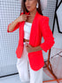 Neon orange, ONE SIZE jacket with gathered sleeves